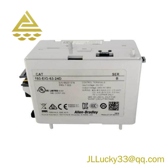 193-EIO-63-24D  193EIO6324D I/O Overload Control Module Relay