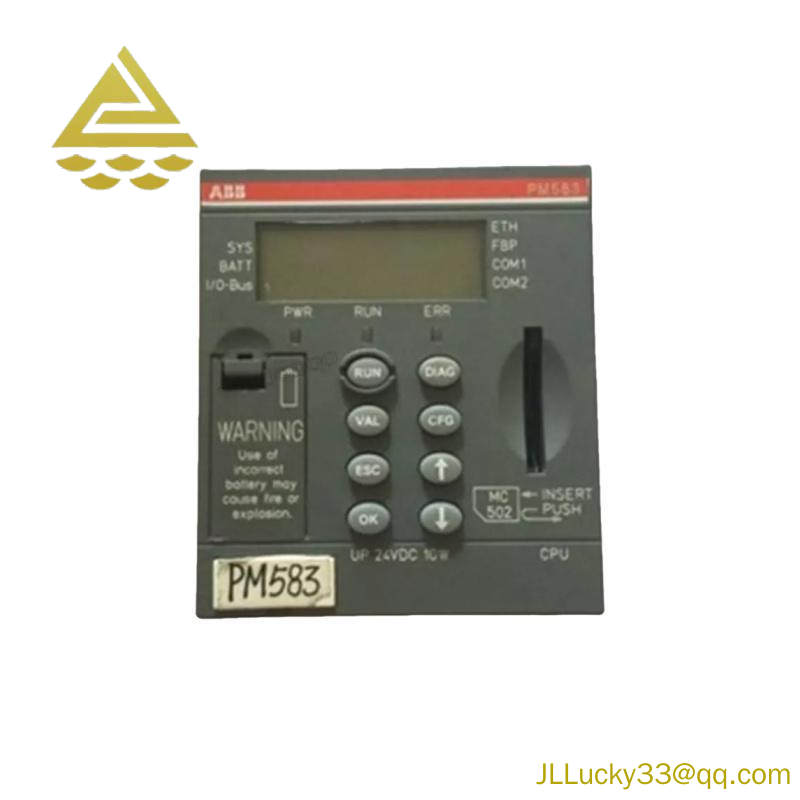 ABB AC500 CPU PM583-ETH High performance modular