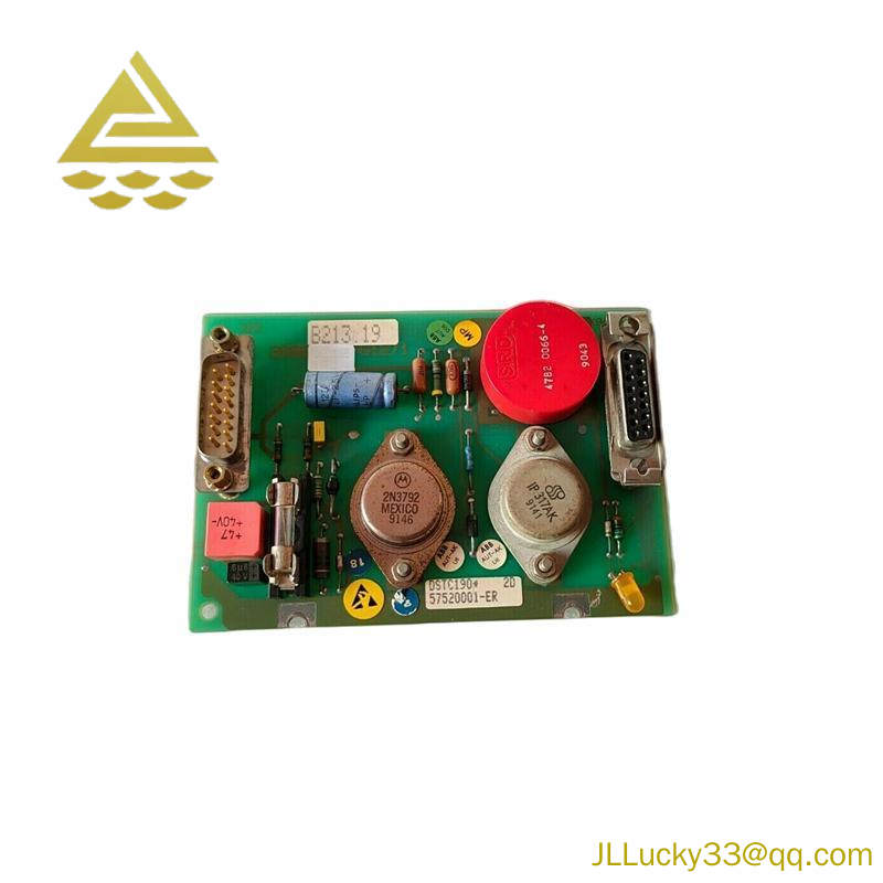 ABB DSTC190 57520001-ER Communications Connection Unit
