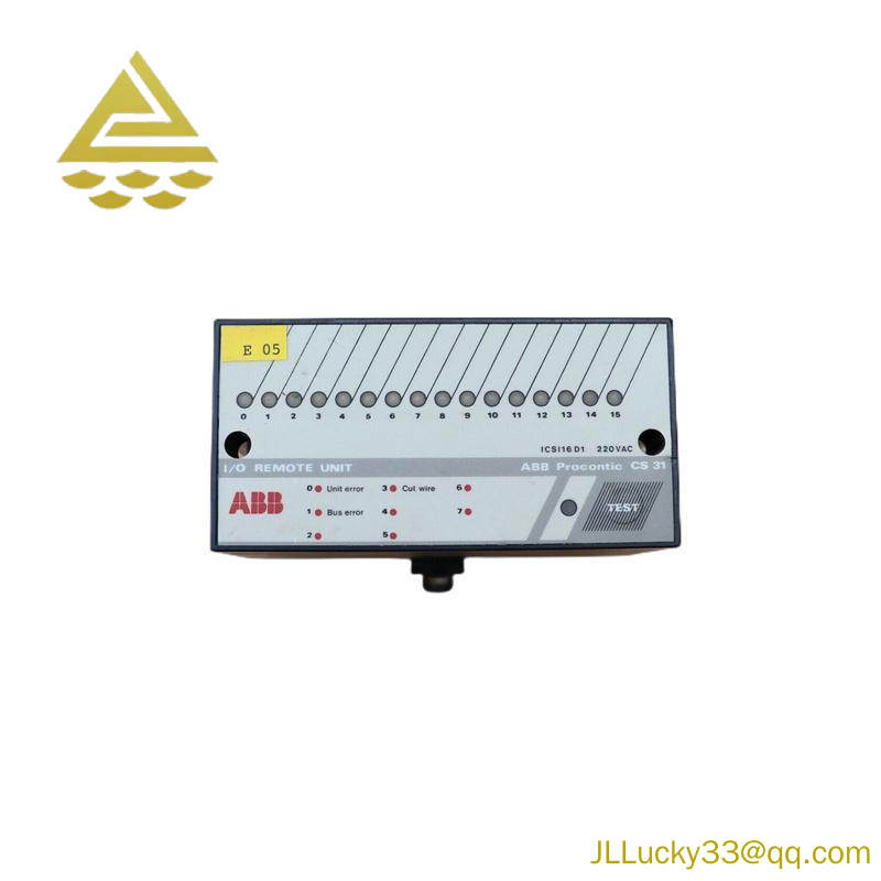 ABB ICSI16D1 I/O REMOTE UNIT PROCONTIC