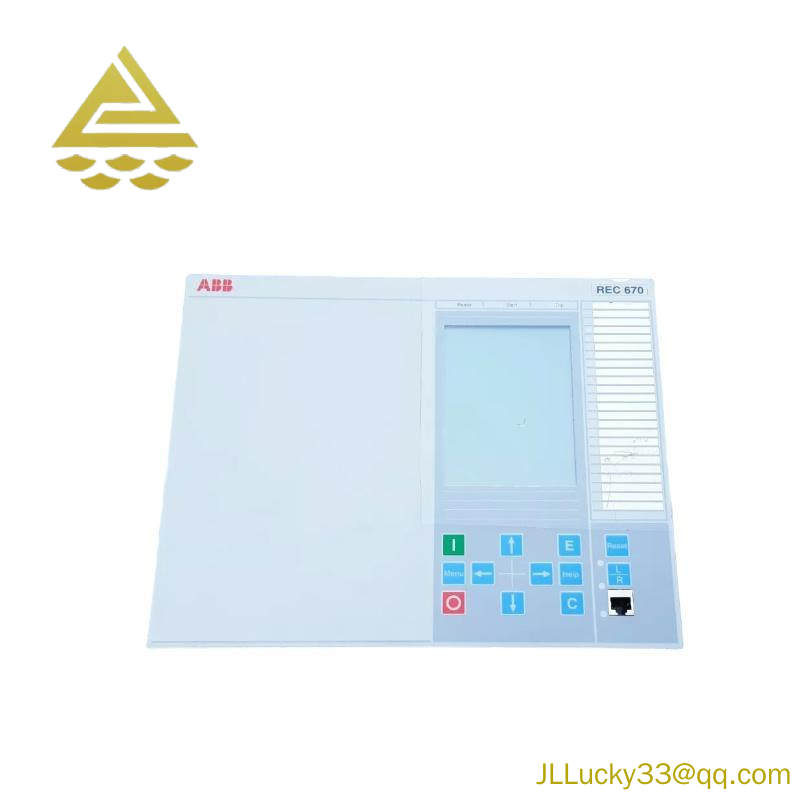 ABB REC670 1MRK000008-NB Rec670 Bay Control Display