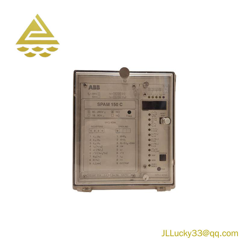 ABB SPAM-150C MOTOR PROTECTION RELAY