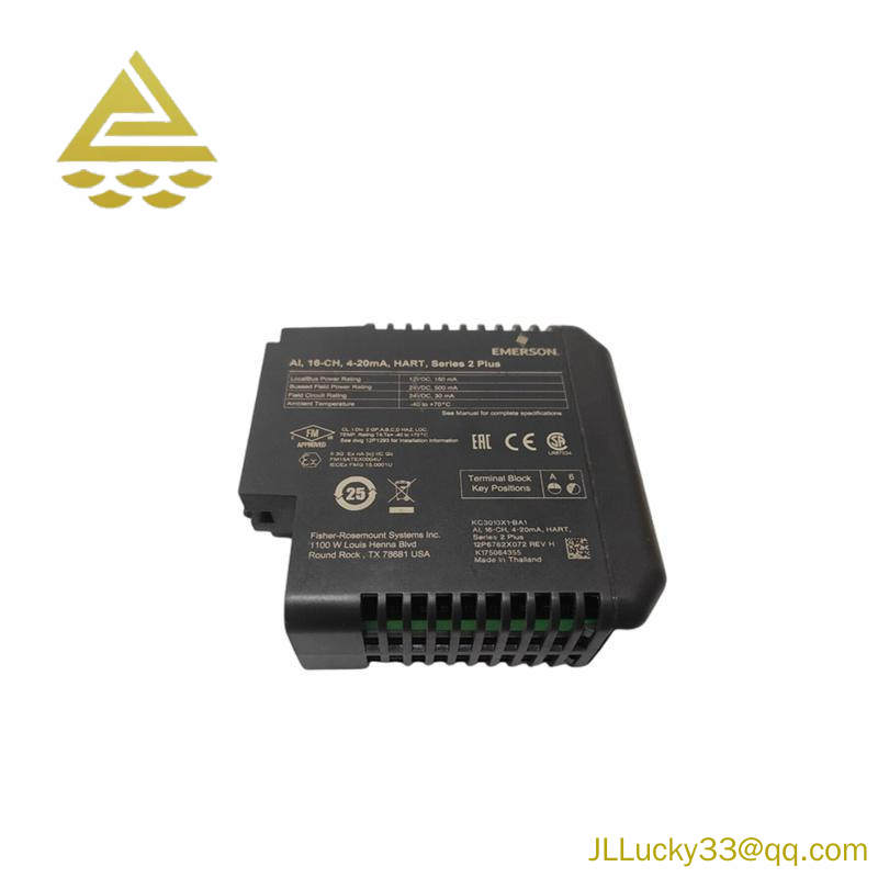 Emerson KC3010X1-BA1 12P6762X062 Traditional I/O
