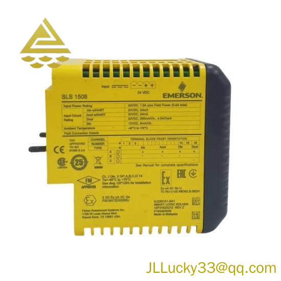 EMERSON KJ2201X1-BA1 12P3162X212 SLS1508  Logic Solver