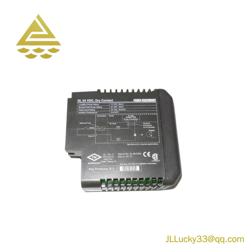 Emerson KJ3001X1-BB1 12P0550X132 VE4001S2T2 Contact Card