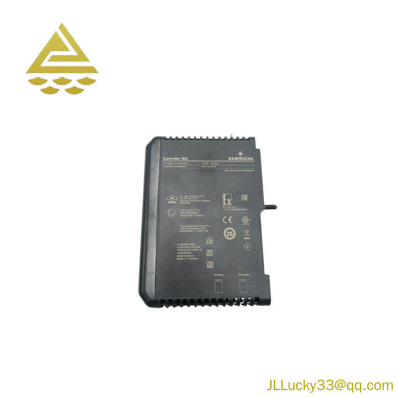Emerson VE3008 KJ2005X1-MQ1 12P6381X052 MQ Controller