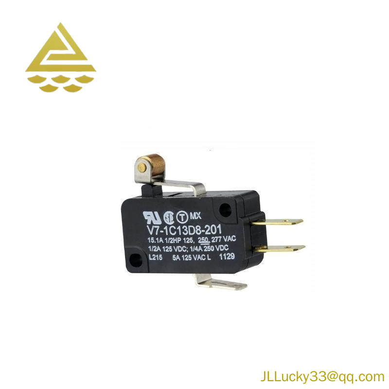 HONEYWELL V7-1C13D8-201 SPDT Roller Lever Microswitch 15 A, V7 Series