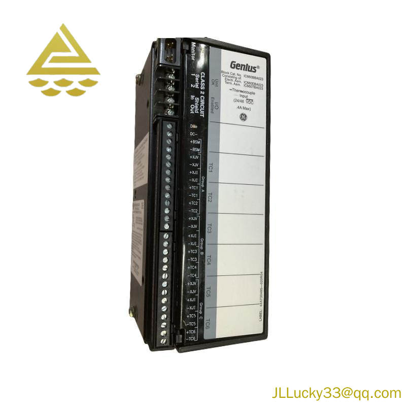 GE Fanuc IC660BBA023 I-O Thermocouple Input Block