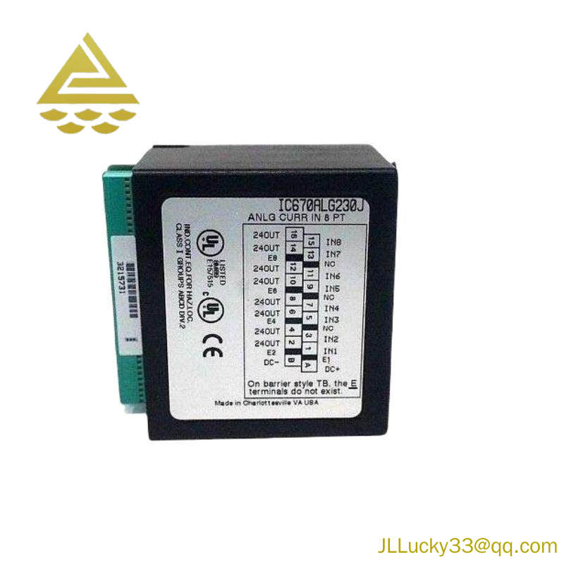 GE IC670ALG230 Analog Input Current 8 Channel Module