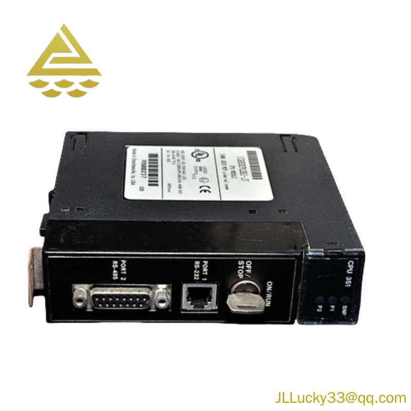 GE IC693CPU351 CPU module with a single slot