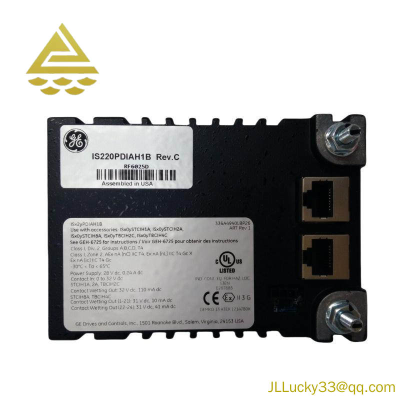 GE IS220PDIAH1B Excitation Controls