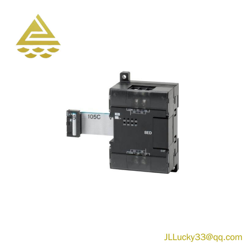 OMRON CP1W-8ER I/O expansion unit, 4 x thermocouple inputs type J, K
