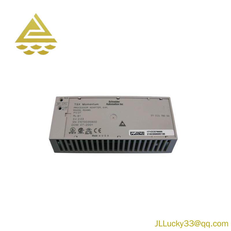 Schneider 171CCS78000 PROCESSOR ADAPTER MODULE