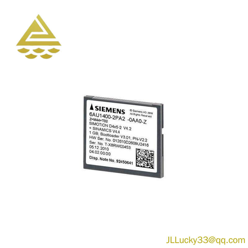 SIEMENS 6AU1400-2PA02-0AA0 1 GB Compact Flash Card