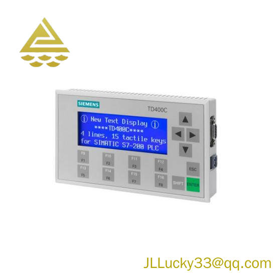 SIEMENS 6AV6 640-0AA00-0AX0 TD400C text display
