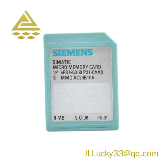 Siemens 6ES7 953-8LP31-0AA0  Memory Card