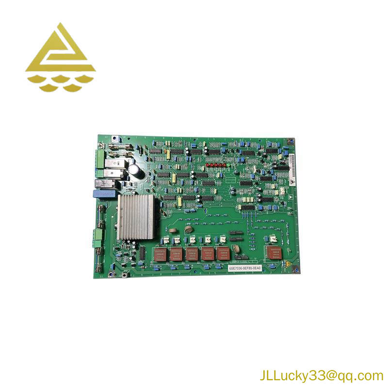 SIEMENS 6SE7036-0EF85-0EA0 PC BOARD ASSEMBLY