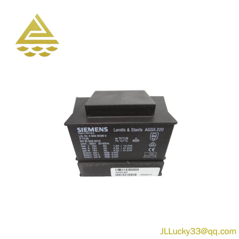 SIEMENS AGG5.220 Mains transformer, for LMV5 system
