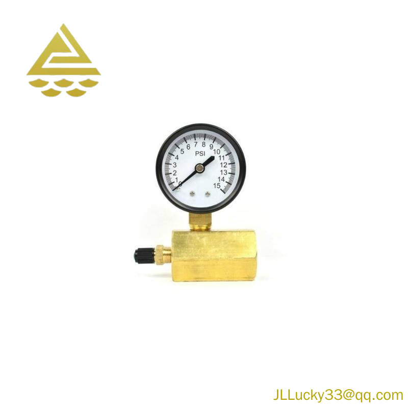 Thrifco Plumbing 8705TPE010S1W0N5 0879406008805005 275PSIG Gas Pressure Test Gauge