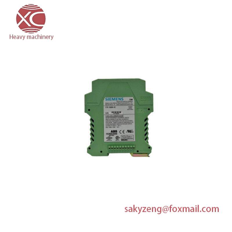 SIEMENS 16804-42 EIM ELECTRICAL INTERFACE MODULE