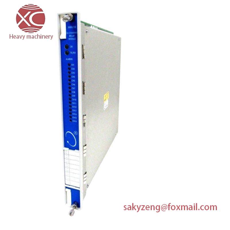 BENTLY NEVADA 3500/33 16-Channel Relay Control Module