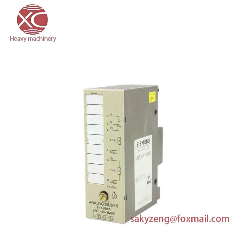 SIEMENS 6ES5470-8MB11 Analog Output Module