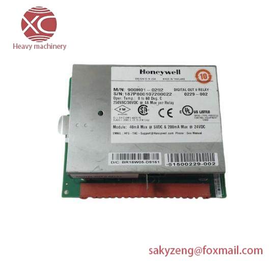 900H01-0202 Honeywell Digital Output, Relays, 8 Channel