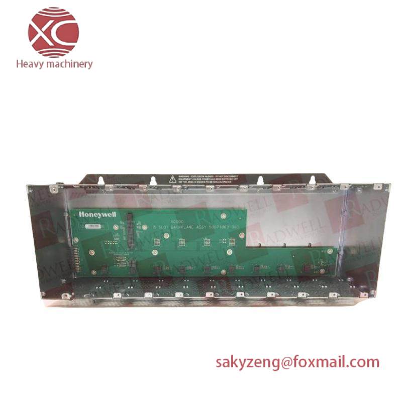 HONEYWELL 900R08R-0200 I/O Rack, 8 Slot, Red. Power (Assbly)