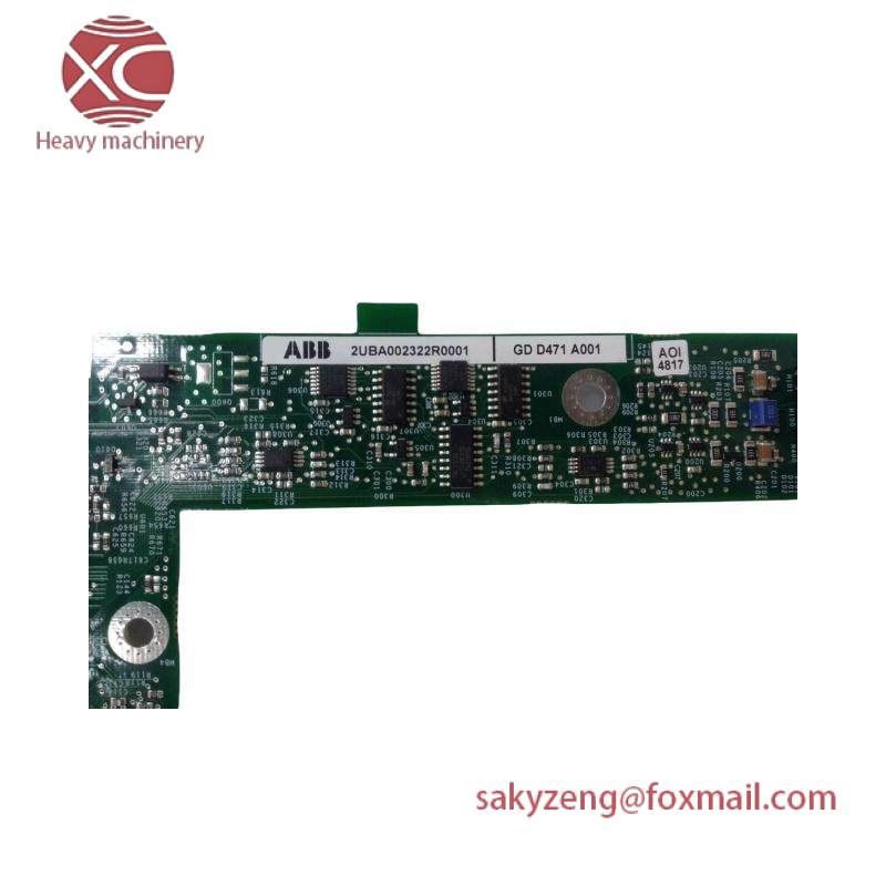 ABB 2UBA002322R0001 GDD471A001 MODULE