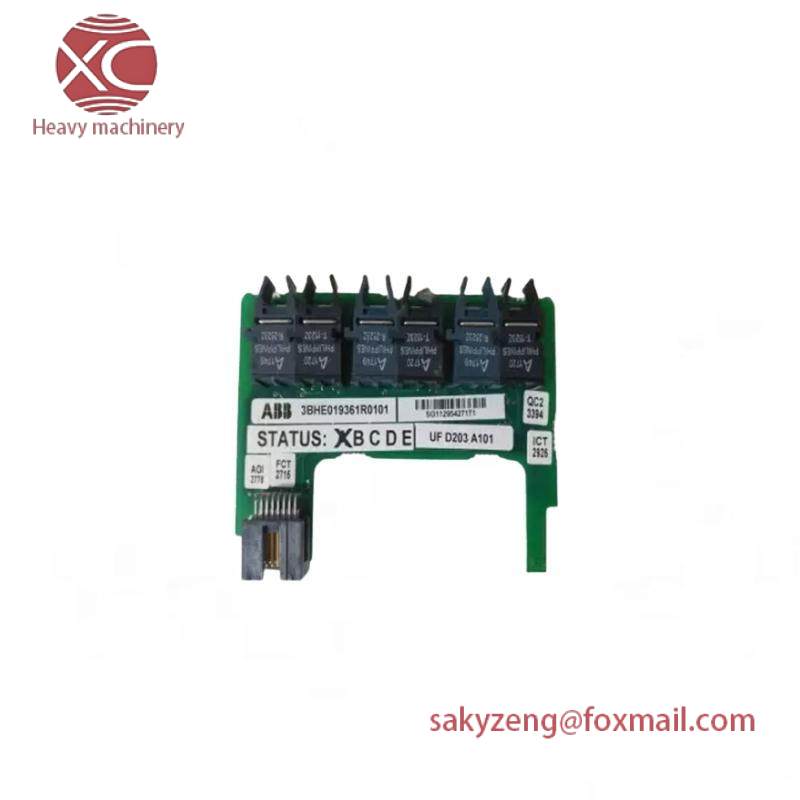 ABB 3BHE019361R0101 UFD203A101 Control Board