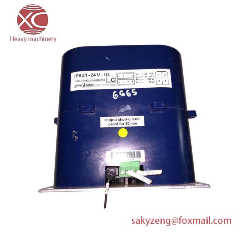 ABB 3BHE032593R0001 ISOLATED POWER SUPPLY
