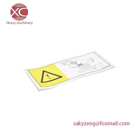 ABB 3HAC020611-001 Warning label robotic parts