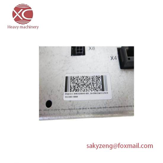ABB 3HAC020849-001 Contactor board Unit DCS MODULE