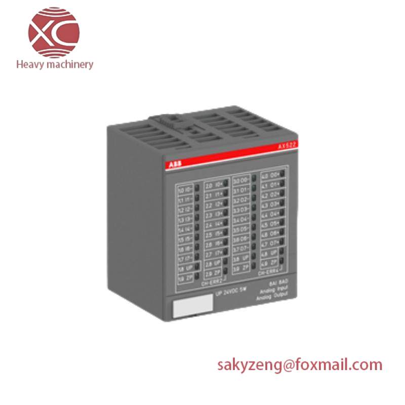 ABB AX522 8AI/8AO Power supply module