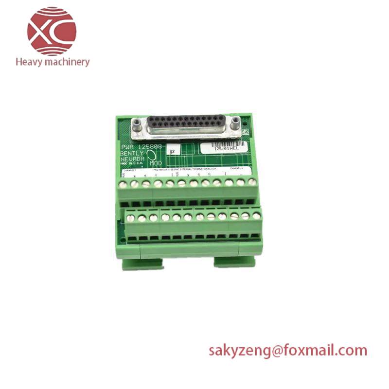 BENTLY NEVADA 125808-02A PROXIMITOR SEISMIC EXTERNAL TERMINAL BLOCK