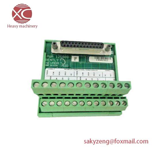 BENTLY NEVADA 125808-02A Terminal Block Board