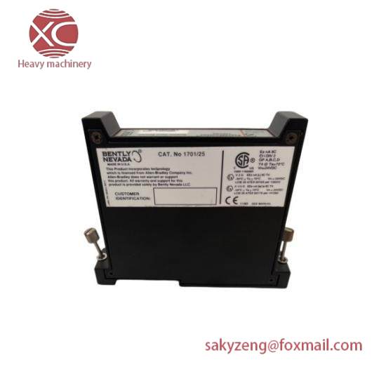 Bently Nevada 1701/25 FieldMonitor Seismic Input Monitor