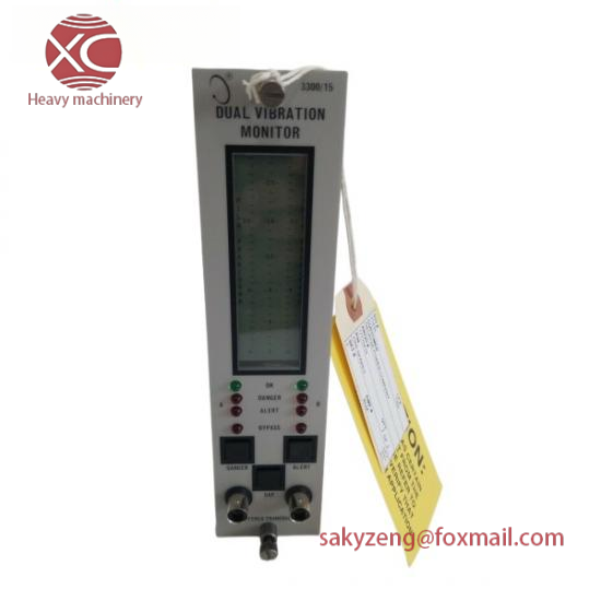 Bently Nevada 3300/15 Dual Vibration Monitor Module