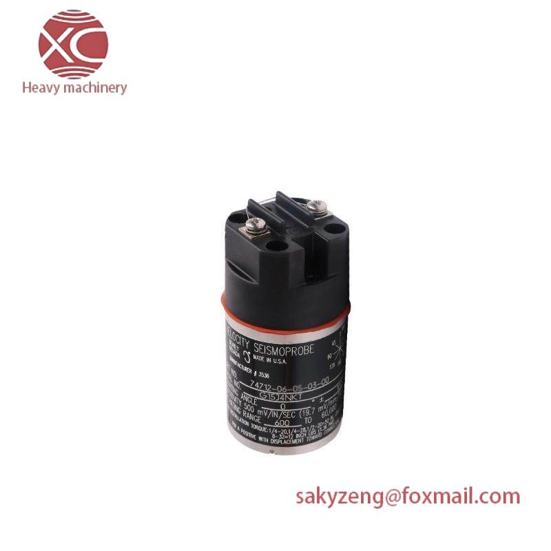 BENTLY NEVADA 74712-06-05-03-00 High Temperature Velocity Seismoprobe