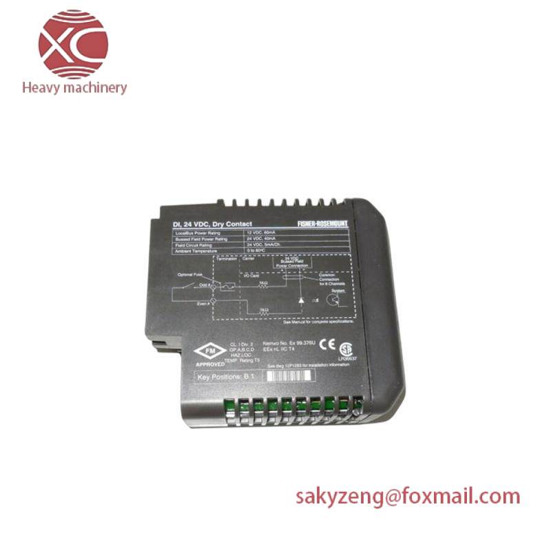 Emerson KJ3001X1-BB1 12P0550X132 VE4001S2T2 Contact Card