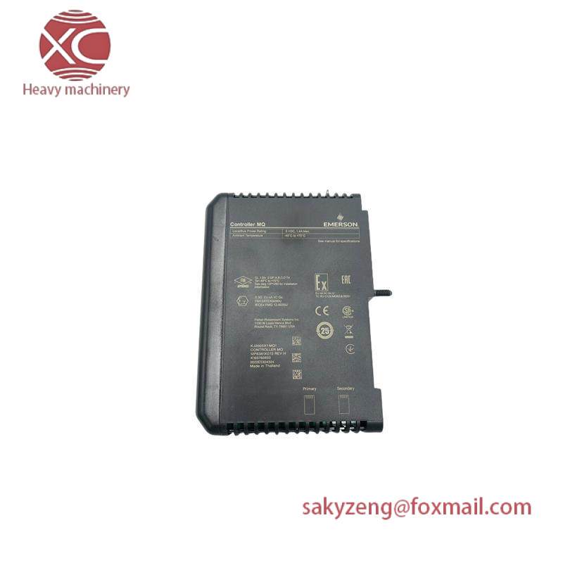 Emerson VE3008 KJ2005X1-MQ1 12P6381X052 MQ Controller