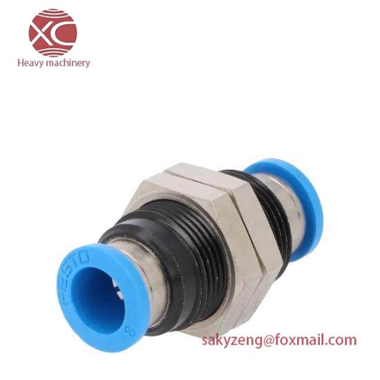 FESTO QSS-8 153159  Push-In Bulkhead Connector 8mm NOP