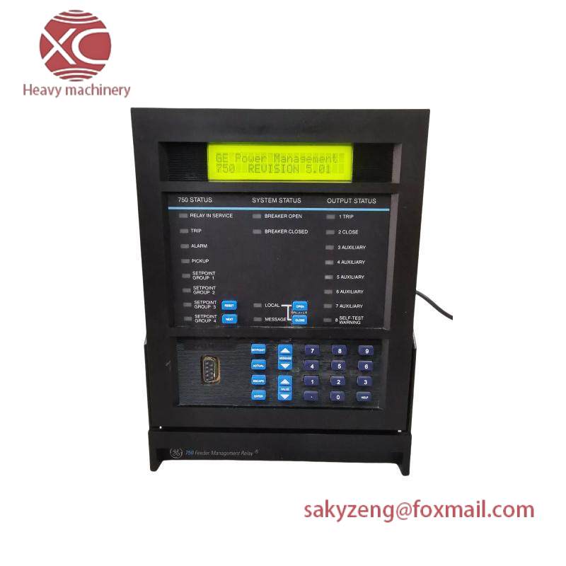 GE 750-P5-G5-D5-HI-A20-R FEEDER MANAGEMENT RELAY