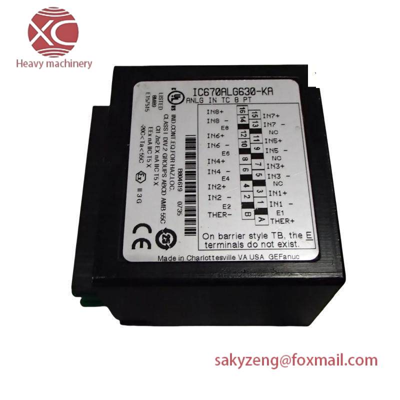 GE Fanuc IC670ALG630 Analog Input PLC Module