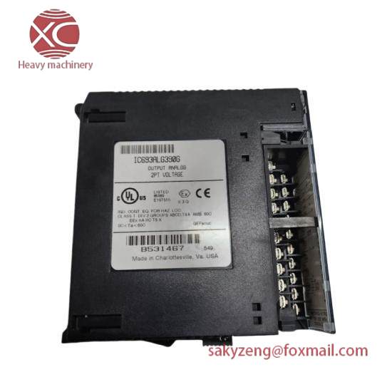 GE FANUC IC693ALG390 Analog Output I/O
