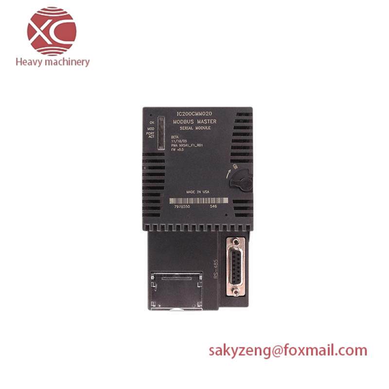 GE IC200CMM020 MODBUS MASTER MODULE