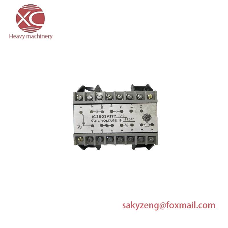 GE IC3603A177 RELAY MODULE