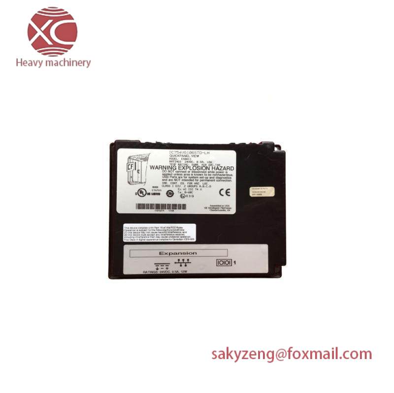 GE IC754VGI06STD OPERATOR INTERFACE