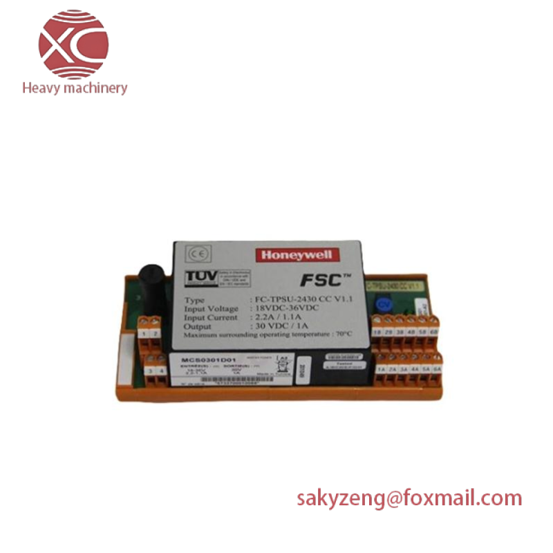 HONEYWELL FC-BSN-1608 SAFE NAMUR SENSOR CONVERTER DCS MODULE