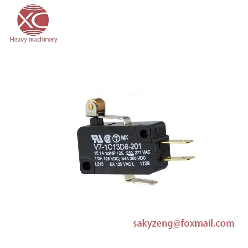 HONEYWELL V7-1C13D8-201 SPDT Roller Lever Microswitch 15 A, V7 Series